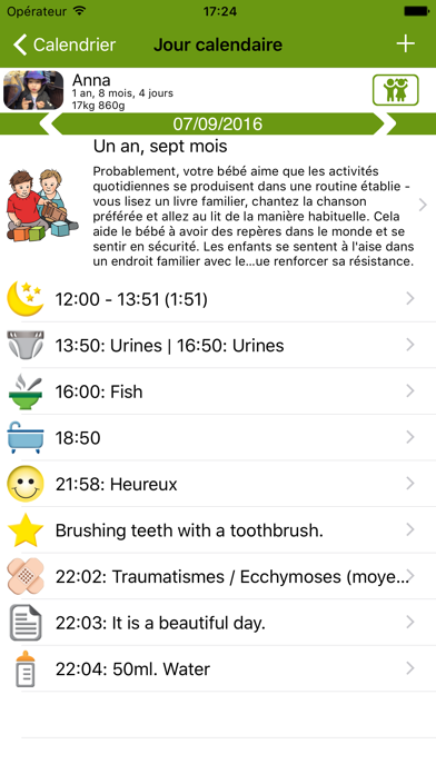 Screenshot #2 pour Calendrier WomanLog bébé Pro