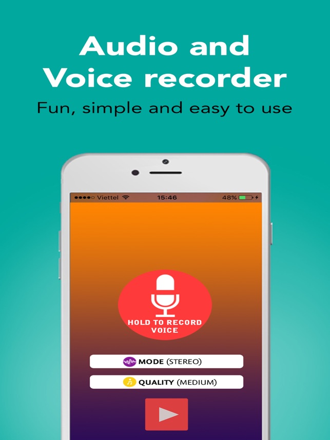 hi q mp3 voice recorder iphone