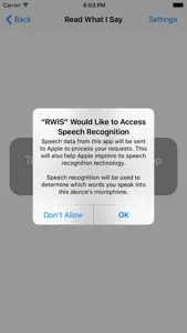 Read What I Say screenshot #2 for iPhone