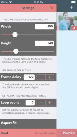 Game screenshot GIF производитель - фото редактор видео hack