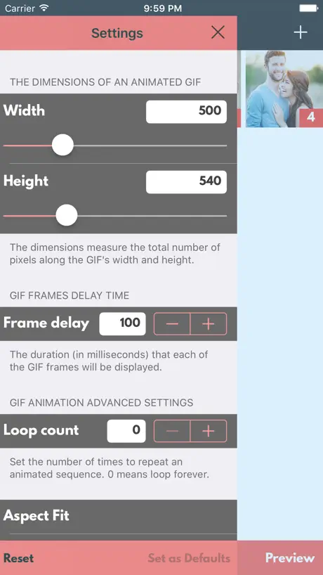 fabricante de GIF - editor de fotos de vídeo