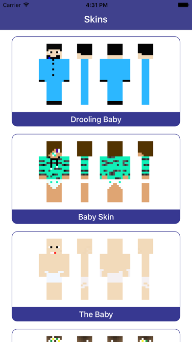 Baby Skins for Minecraft PE - Boy & Girl Skinseedのおすすめ画像2