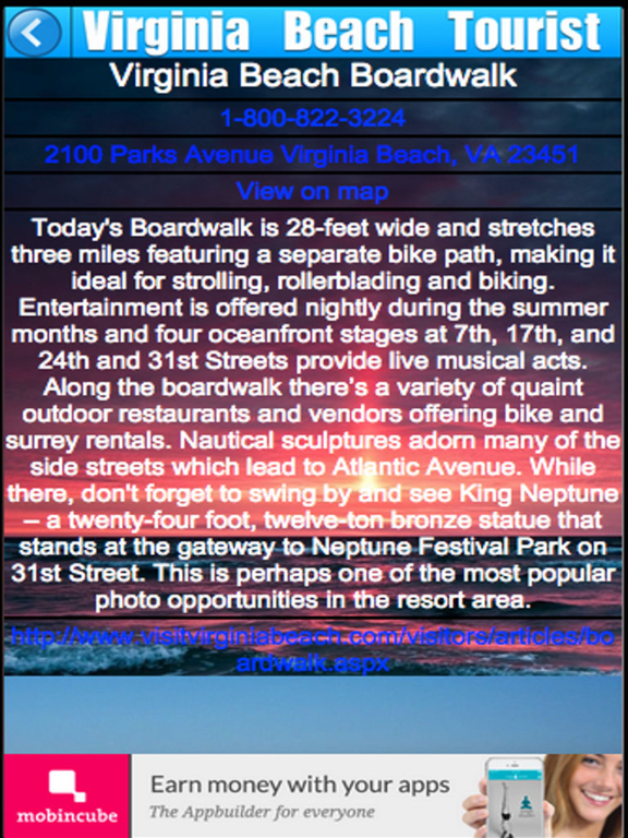 Screenshot #5 pour Virginia Beach Tourist Guide