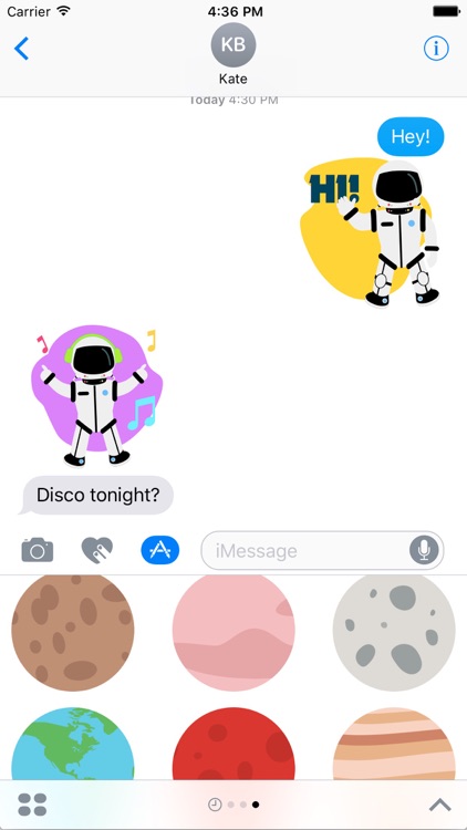 Space stickers by Cosmolander