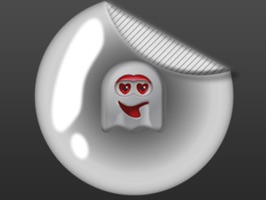 Bubble Ghosts Smileys stickers pack for iMessage