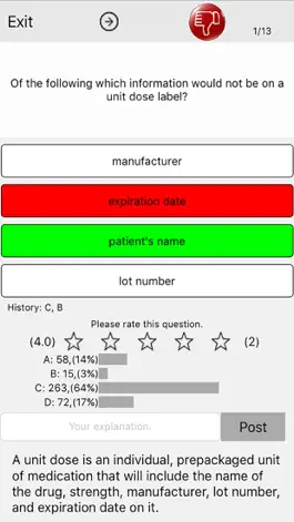 Game screenshot Pharmacy Technician PTCE Mock Test and Explanation apk