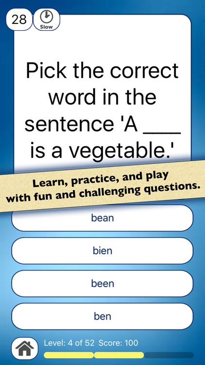 Spelling Practice: Commonly Confused Words Quiz