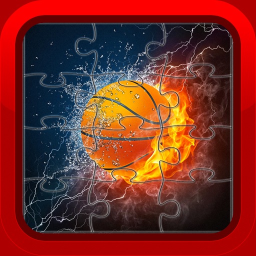 Basketball Sports Jigsaw Puzzle Games for Kids iOS App