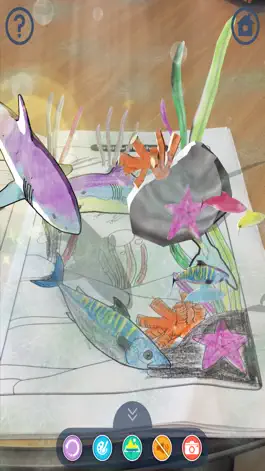 Game screenshot AREVO OCEAN - 3D AR COLORING hack