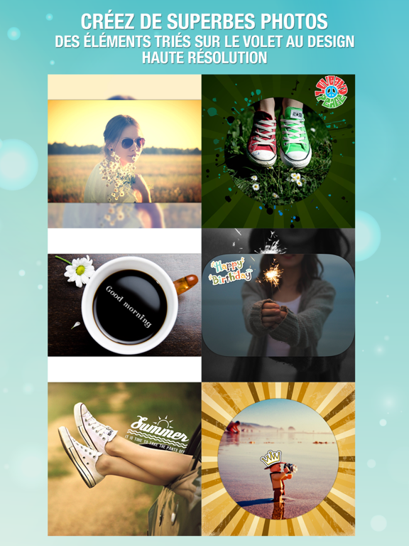Screenshot #5 pour Coloragram - Rognez, faites pivoter et redressez vos photos. Autocollants et bordures photo uniques.