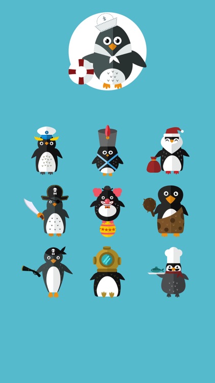 Penguins Undercover Stickers