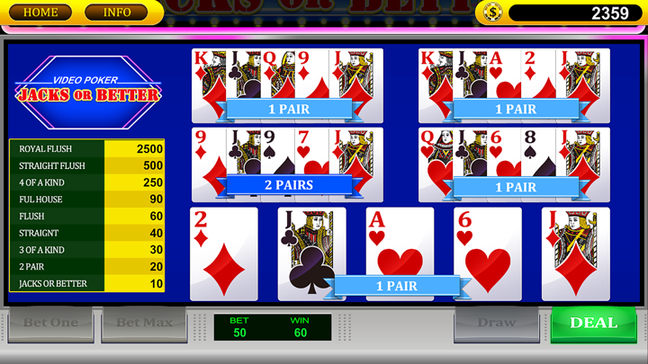 Screenshot #1 pour Video Poker Casino TV