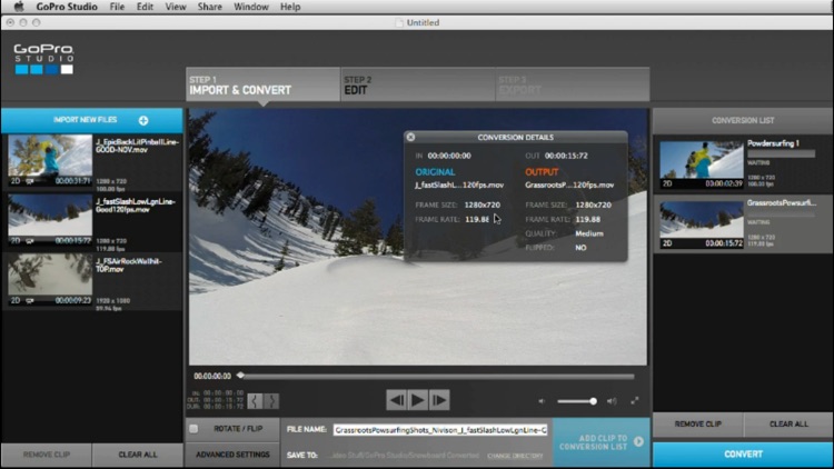 Control for GoPro + Studio