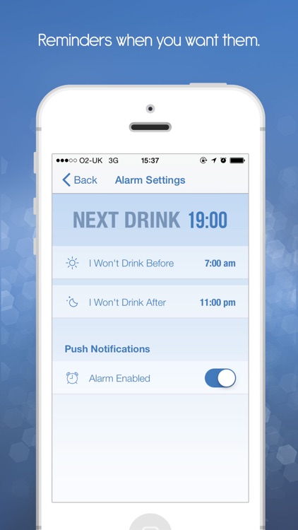 iDrated Water - Track and log your hydration screenshot-3