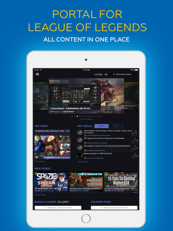 Screenshot #4 pour LoL in One - portal for League of Legends
