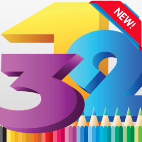 螢幕擷取畫面 (4) Coloring Book: 123 Write Learn English Number Page