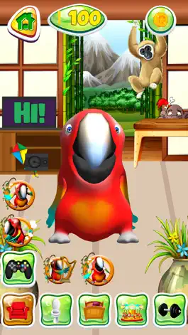 Game screenshot Talking Parrot Pet mod apk