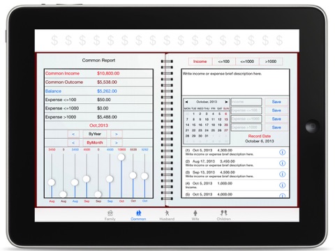 Family Cashflows screenshot 2