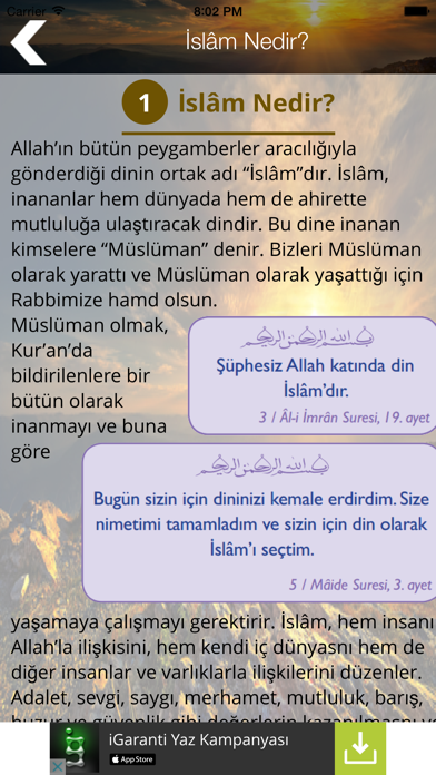 Screenshot #2 pour İslamın Şartları