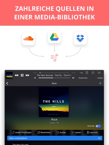 Eddy Cloud Music Player  & Streamer Pro screenshot 2