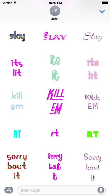 Cute Catch Phrases