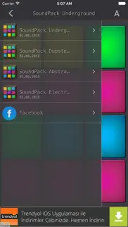 dj electro drum pads iphone screenshot 2