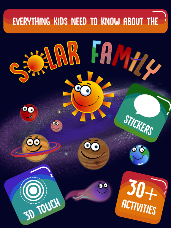 Screenshot #4 pour Solar Family by BubbleBud Kids