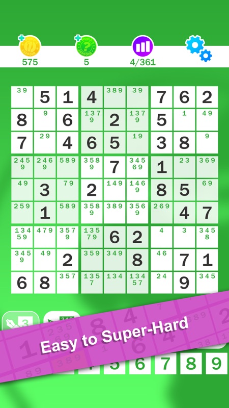 Sudoku : World's Biggest Number Logic Puzzle screenshot 3