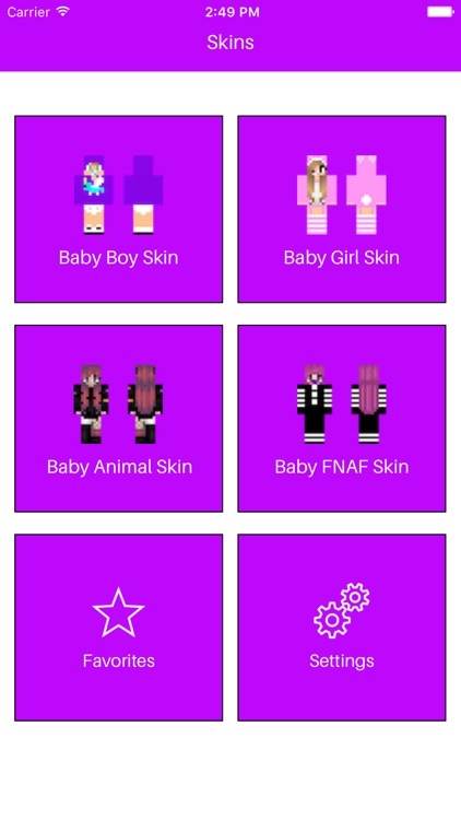 Baby Skins - Cute Skins for Minecraft PE Edition