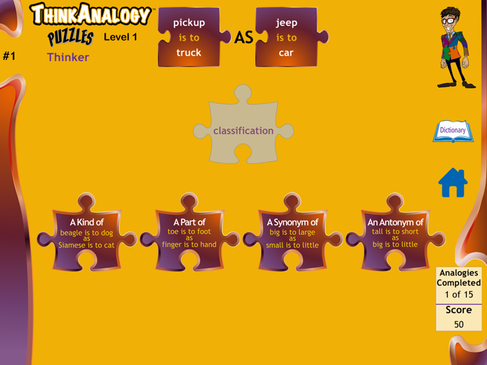 ThinkAnalogy™ Puzzles 1 Lite