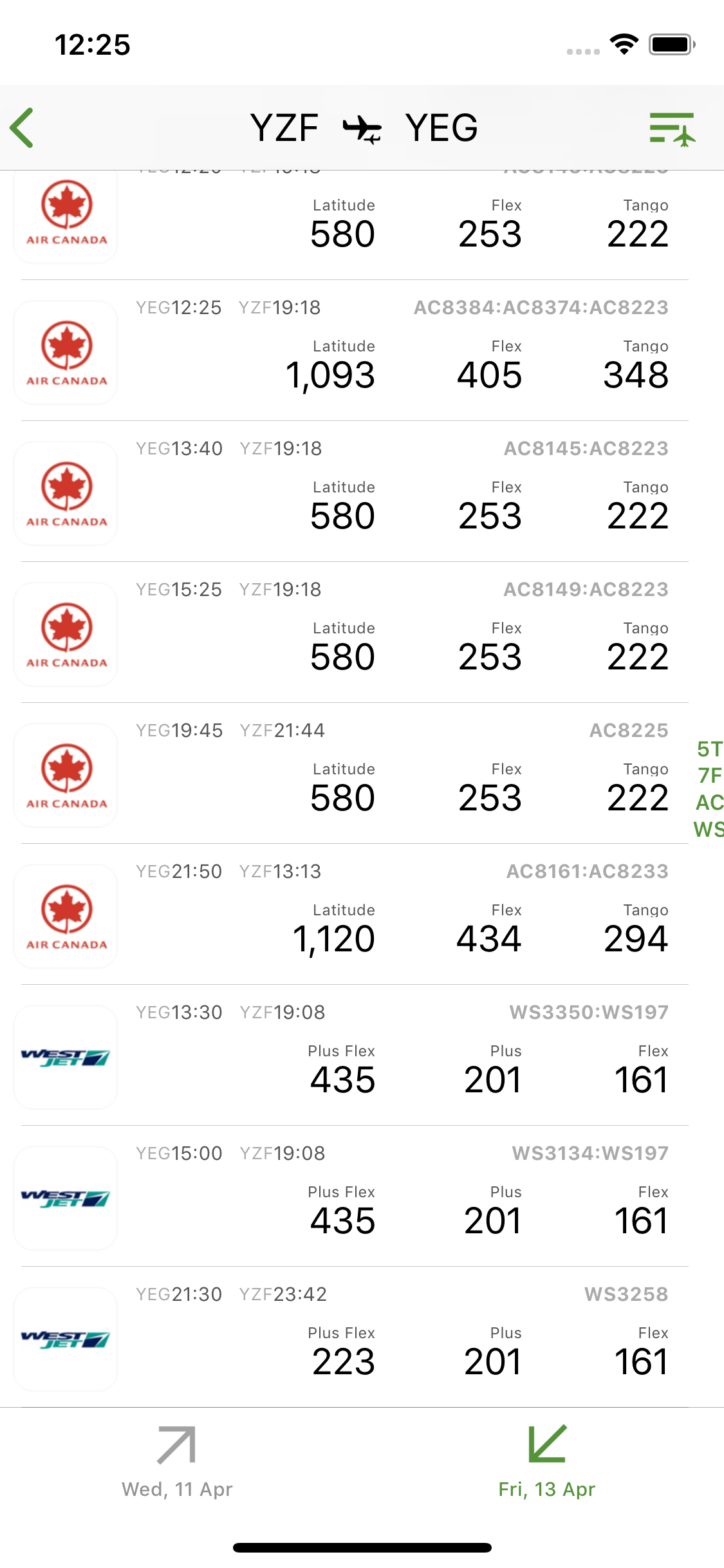 Canada Flight