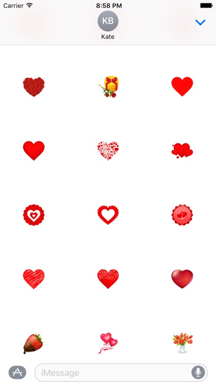 Love Stickers and Labels for iMessage screenshot-3