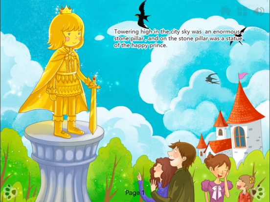 Screenshot #5 for Happy Prince Bedtime Fairy Tale iBigToy