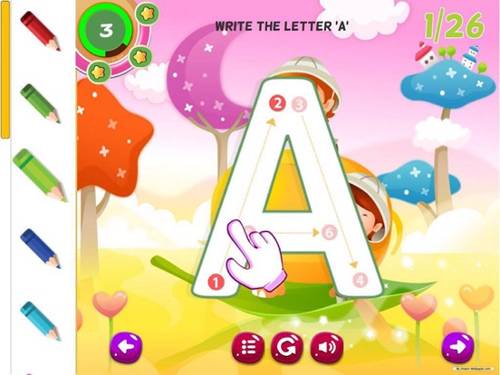 Screenshot #4 pour ABC Tracing Letters Handwriting Practice Children