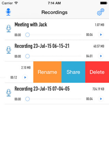 Screenshot #6 pour Dictaphone - Messagerie vocale