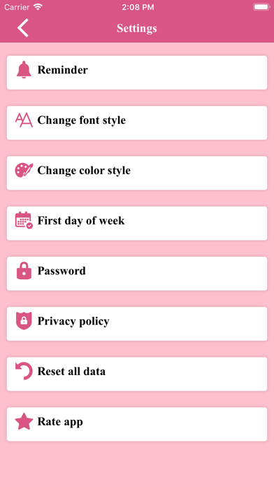 My Secret Diary With Lock iPhone screenshot 6 - Lifestyle app