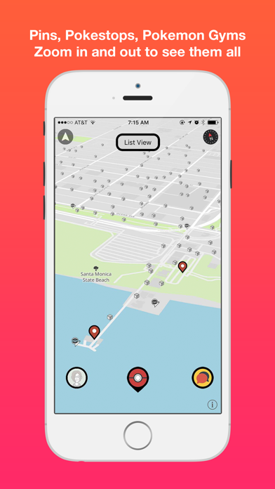 Screenshot #1 pour PinChat - Radar Map and Chat for Pokemon Go