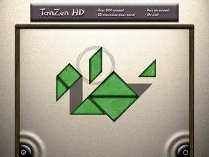 TanZen HD Free - Relaxing tangram puzzles screenshot #1 for iPad