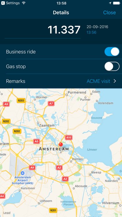 Screenshot #2 pour Mileage: Clean & simple logger