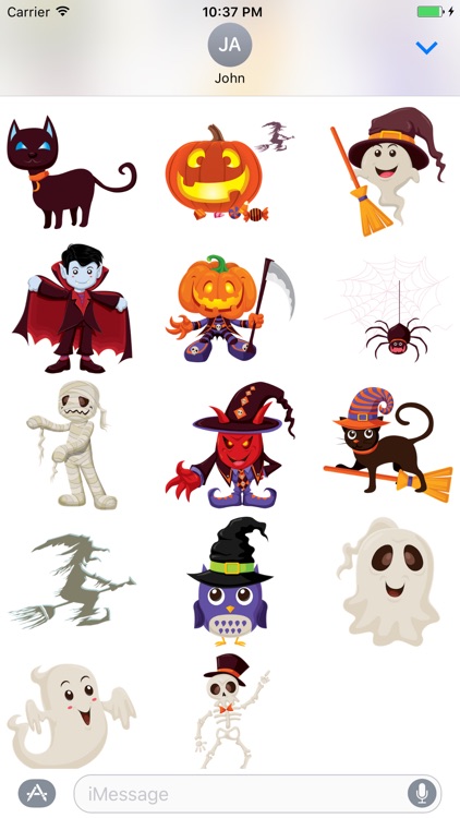 Crazy Halloween Sticker for iMessage #4