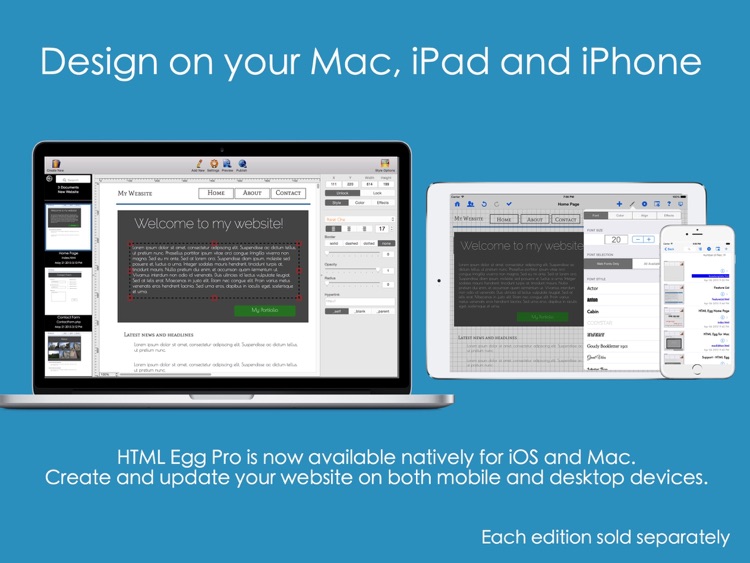 HTML Egg Pro Website Designer screenshot-4
