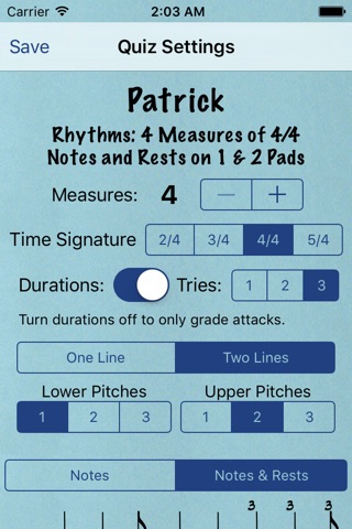 Music Theory Rhythms • screenshot 2