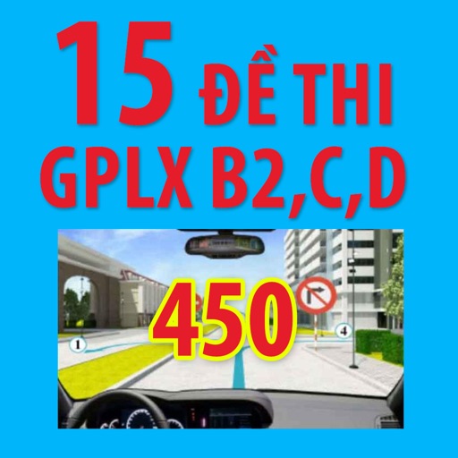Thi sát hạch GPLX-15 đề - 450 câu icon