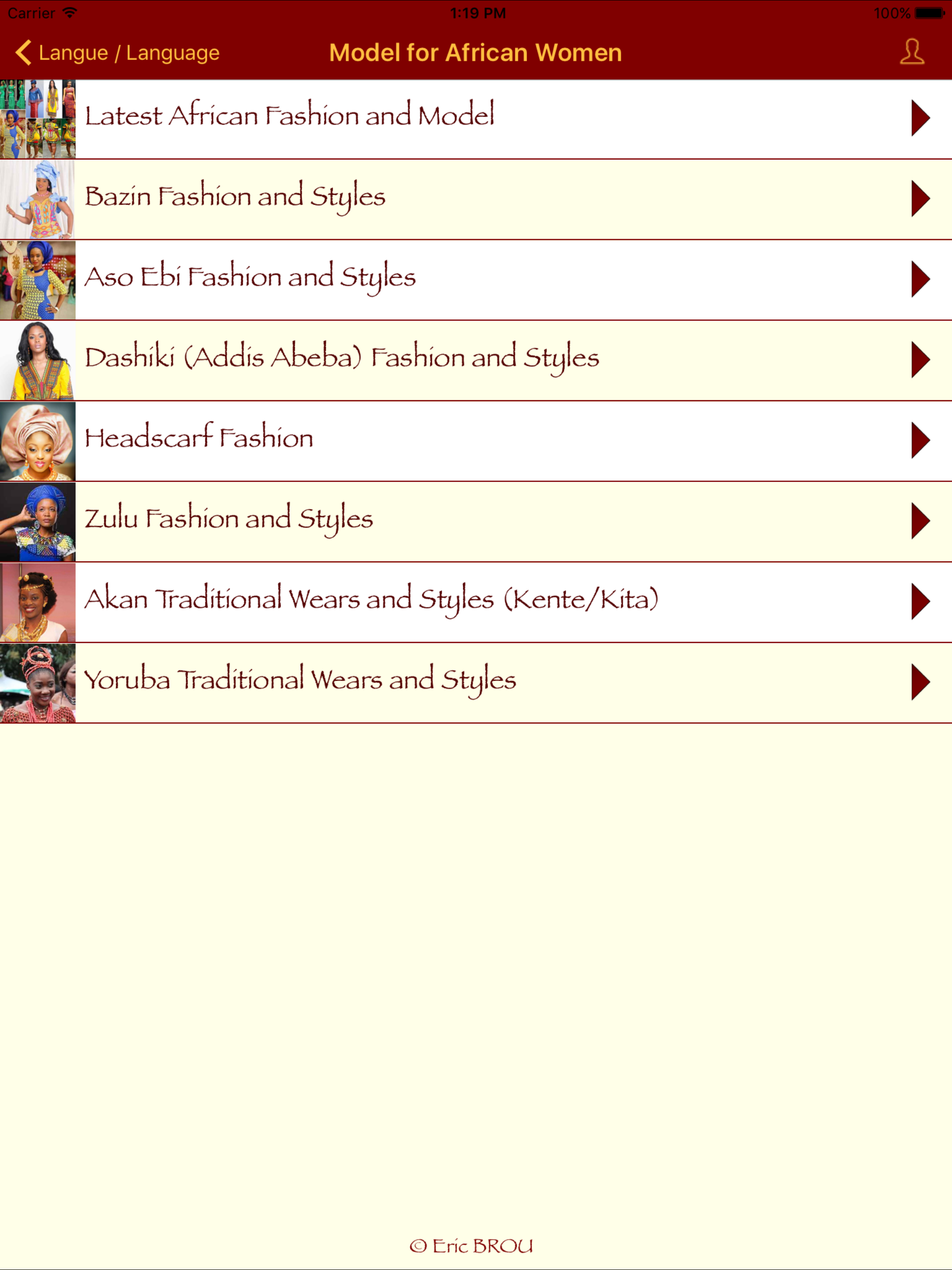 African Fashion & Model Women