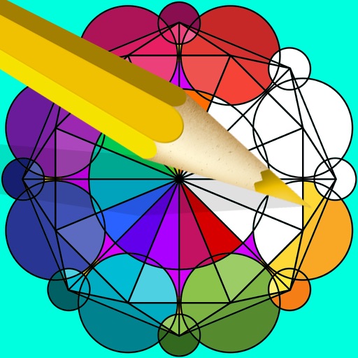 Geometry Art Coloring Pages-Creative Design World Icon