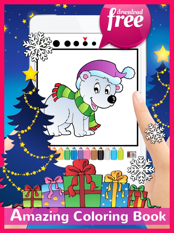 Screenshot #6 pour Christmas Coloring Book Free For Kids And Toddlers