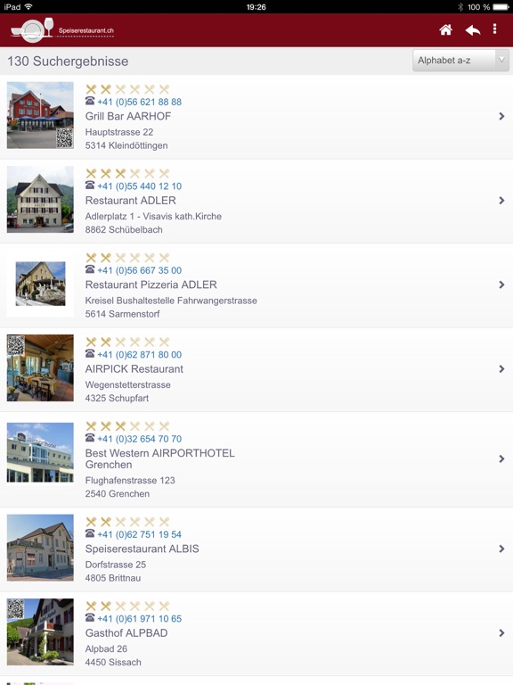 Screenshot #5 pour Restaurant Finder CH