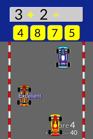 Math Drill Racing for Grades 1 to 7 screenshot 2