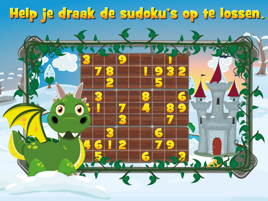 Sudoku - kinderen - Juf Jannie iPad app afbeelding 1