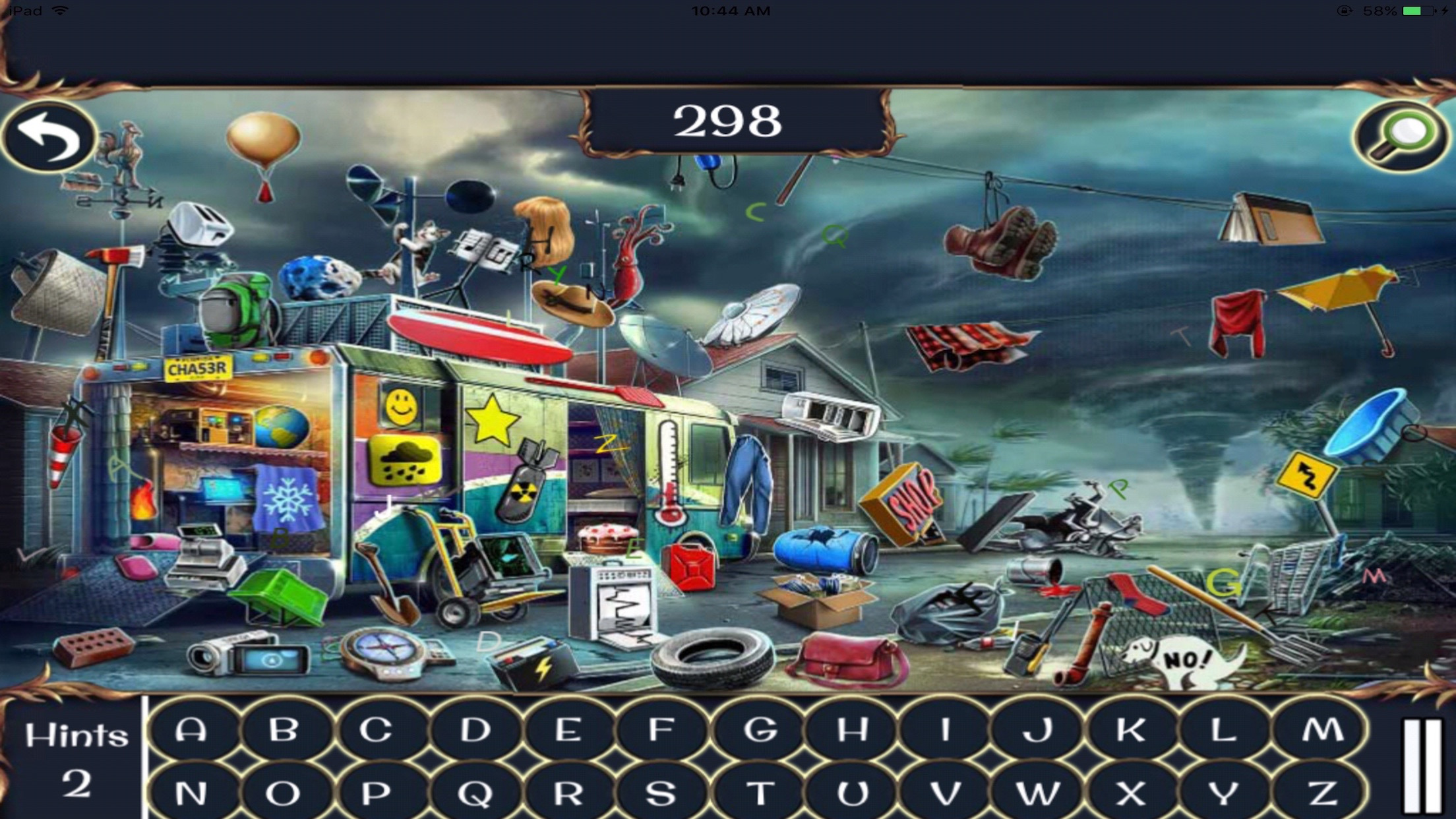 Free Hidden Object Games:Free Hidden Alphabets screenshot 2